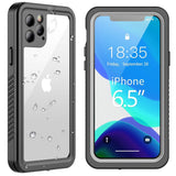 SPIDERCASE iPhone 11 Pro Max Waterproof Case, Built-in Screen Protector Full Body Heavy Protection