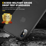 humixx Shockproof Series iPhone Xs Case/iPhone X Case, Black