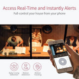 YI Dome Security Camera 1080p HD Pan/Tilt/Zoom Wireless 2.4G IP Surveillance System with 24/7 Emergency Response, Auto-Cruise, Motion Track - Black
