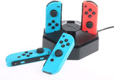 AmazonBasics Charging Station Dock for 4 Nintendo Switch Joy-con Controllers - 2.6 Foot Cable, Black