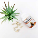 Ashwagandha 1950mg Organic Ashwagandha Root Powder Extract of Black Pepper , Thyroid Support & Adrenal Fatigue Supplements 90 Veggie Capsules
