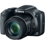Canon PowerShot SX530 HS 16.0 MP 50x Optical Zoom Digital Camera (Black) + Two-Pack NB-6L Spare Batteries + Accessory Bundle