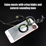 LETSCOM Bluetooth Headphones IPX7 Waterproof, Wireless Sport Earphones - GreenBlack