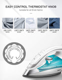 Steam Iron for Clothes, DECEN 1700W Iron
