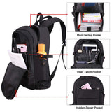College Laptop Backpack Water Resistant Anti-Theft Bag with USB Charging Port and Lock 14/15.6 Inch Computer Business Backpacks for Women Men