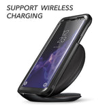 Galaxy S9 Case, YOUMAKER Heavy Duty Protection Kickstand with Built-in Screen Protector Shockproof Case Cover