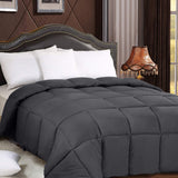 Utopia Bedding All Season 250 GSM Comforter - Soft Down Alternative Comforter - Plush Siliconized Fiberfill Duvet Insert (Twin/Twin XL, Gray)