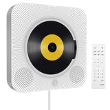 Portable CD Player with Bluetooth, Wall Mountable CD Music Player Home Audio Boombox with Remote Control FM Radio