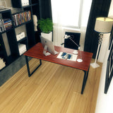 Computer Desk 39", Modern Simple Style Desk for Home Office, Sturdy Writing Desk, Coleshome, Teak
