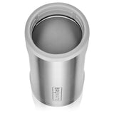 BrüMate Hopsulator Slim Double-walled Stainless Steel Insulated Can Cooler for 12 Oz Slim Cans (Aqua)
