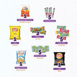 Sweet Choice (40 Count) Ultimate Sampler Mixed Bars, Cookies, Chips, Candy Snacks Box for Office, Meetings, Schools,Friends & Family, Military