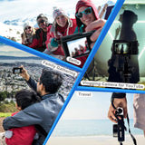 Digital Camera Vlogging Camera 24MP Ultra HD 2.7K WiFi YouTube Camera with 3.0 inch LCD Retractrable Flashlight 180 Degree Rotation Screen (Black)
