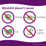 MiraLAX Laxative Powder for Gentle Constipation Relief, #1 Dr. Recommended Brand, 45 Dose Polyethylene Glycol 3350, stimulant-free, softens stool