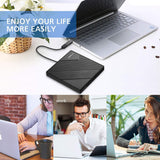 External DVD Drive USB 3.0 USB C CD Burner Amicool CD/DVD +/-RW Optical Drive,Slim Portable DVD CD ROM Rewriter Writer Duplicator