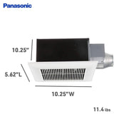 Panasonic FV-08-11VF5 WhisperFitEZ Fan 80 or 110 CFM