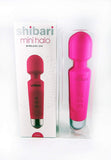 SHIBARI Mini Halo,The Original Compact Power Wand Massager, Wireless, 20x Multi-Speed Vibrations (Pink)