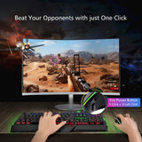 PICTEK Gaming Mouse Wired, 8 Programmable Buttons, Chroma RGB Backlit, 7200 DPI Adjustable, Comfortable Grip Ergonomic Optical PC  (Upgraded Version)