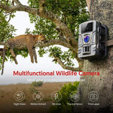 Victure Trail Game Camera with Night Vision Motion Activated 1080P 12MP Hunting Trap Cameras with Low Glow and Upgraded Waterproof IP66
