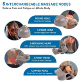 RENPHO Rechargeable Hand Held Deep Tissue Massager for Muscles, Back, Foot, Neck, Shoulder, Leg, Calf Pain Relief