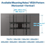 Mounting Dream TV Wall Mounts TV Bracket for Most 32-55 Inch Flat Screen TV/ Mount Bracket, Full Motion TV Wall Mount
