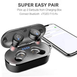 TOZO T10 Bluetooth 5.0 Wireless Earbuds with 【Wireless Charging Case】