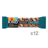 KIND Bars, Dark Chocolate Nuts & Sea Salt, Gluten Free, Low Sugar, 1.4oz, 12 Count