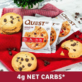 Quest Nutrition Chocolate Chip Protein Cookie, High Protein, Low Carb, Gluten Free, Soy Free, 12 Count