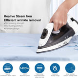 kealive Steam Iron, Omnipotent Professional Large Anti-Drip Nonstick Iron
