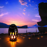 DIKAOU Led flame table lamp, Torch atmosphere Bluetooth speakers&Outdoor Portable Stereo Speaker