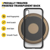 humixx Shockproof Series iPhone Xs Case/iPhone X Case, Black