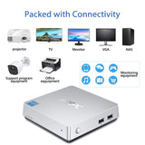 Mini PC,ACEPC T11 Windows 10 Pro(64-bit) Intel x5-Z8350 Fanless Mini Computer with HDMI/VGA Port,4K HD,4GB/64GB eMMC,2.4/5G WiFi,Gigabit Ethernet