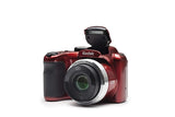 Kodak PIXPRO Astro Zoom AZ252-RD 16MP Digital Camera with 25X Optical Zoom and 3" LCD (Red)