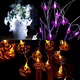 Halloween Lights Outdoor Halloween String Lights,Set of 3 Battery Operated Fairy Lights 12ft
