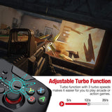 Wireless Controller for Nintendo Switch, DinoFire Pro Switch Controller Remote Gamepad with Adjustable Turbo Dual Shock