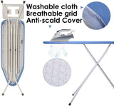 king do way Ironing Board 39" L x 12''W x 33''H Opensize 4-Leg Table