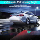 LeeKooLuu Backup Camera and Monitor Kit HD 720P Easy Installation for Cars,Trucks,Pickups Waterproof Night Vision Rear/Front View Camera