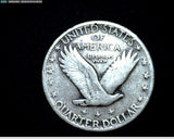 1930 U.S. Standing Liberty Silver Quarter Dollar, (1-Coin) Strong Full Date (1/4) Fine to XF