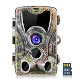 Crenova 20MP Hunting Trail Camera 32GB Micro Card Included Max up to 64GB Updated to 940nm IR LEDs and IP 66 Waterproof Game Camera 1080 P