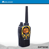 Midland - GXT1030VP4, 50 Channel GMRS Two-Way Radio - Up to 36 Mile Range Walkie Talkie