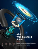 Mpow Flame2 Bluetooth Headphones Sport, 12Hrs & Bluetooth 5.0 Wireless Sport Earphones, IPX7 Waterproof Running Headphones w/CVC 6.0 Black