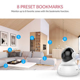 YI Dome Camera, 1080p HD Indoor Pan/Tilt/Zoom Wireless IP Security Surveillance System with Night Vision, Motion Tracking - Cloud Service (White)