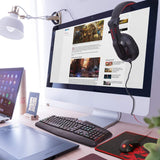 Redragon S101-BA PC Gaming Keyboard and Mouse Combo, Mousepad, Headset with Mic, Wired LED RGB Backlit Mouse w/ 3200 DPI for Windows Computer Gamers