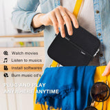 ROOFULL USB 3.0 External DVD Drive with Protective Storage Carrying Case Bag, Portable CD DVD +/-RW Drive Burner for Windows 10/8/7 Laptop