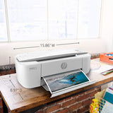HP DeskJet 3755 Compact All-in-One Wireless Printer, HP Instant Ink & Amazon Dash Replenishment ready - Stone Accent (J9V91A)