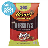 HERSHEY'S 5 Pound Halloween Candy Assortment, Bulk Chocolate Candy , HERSHEY'S, REESE'S, and KIT KAT, 265 Pieces