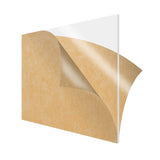 SimbaLux Acrylic Sheet Clear Cast Plexiglass 12” x 12” Square Panel 1/4” Thick (6mm) Transparent Plastic Plexi Glass Board