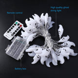 Halloween Ghost String Lights, 14.7ft 40 LED Battery Operated Halloween Lights