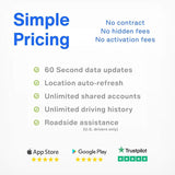 bouncie - Connected Car - OBD2 Adapter - Location Tracking, Driving Habits, Alerts, Geo-Fence, Diagnostics - Family or Fleets - Alexa, Google Home