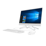 HP 22-Inch All-in-One Computer, Intel Core i3-8130U, 4GB RAM, 1TB Hard Drive, Windows 10 (22-c0030, White)