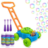 Lydaz Bubble Mower for Toddlers, Kids Bubble Blower Machine Lawn Games, Outdoor Push Toys Gifts for 1 2 3 4 5 Years Old Baby Boys Girls